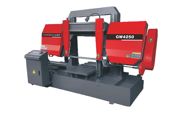 德庆GW4250双柱龙门卧式带锯床